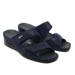 Vital slipper blauw nubuck 17606